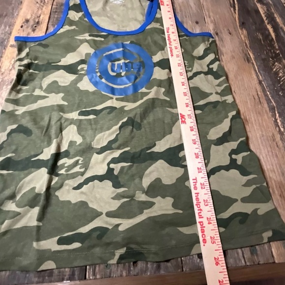 NWT Chicago Cubs MLB Camo Tank Top Size L  Campus Lifestyle Genuine Merchandise - Picture 6 of 8